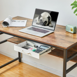 Under-Desk Pull-Out Storage Drawer